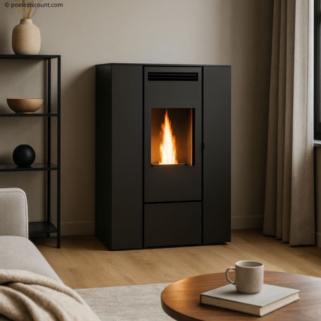 Poêle à granulés étanche canalisable - PUNTO FUOCO Olivia Can Up 9.9 kW