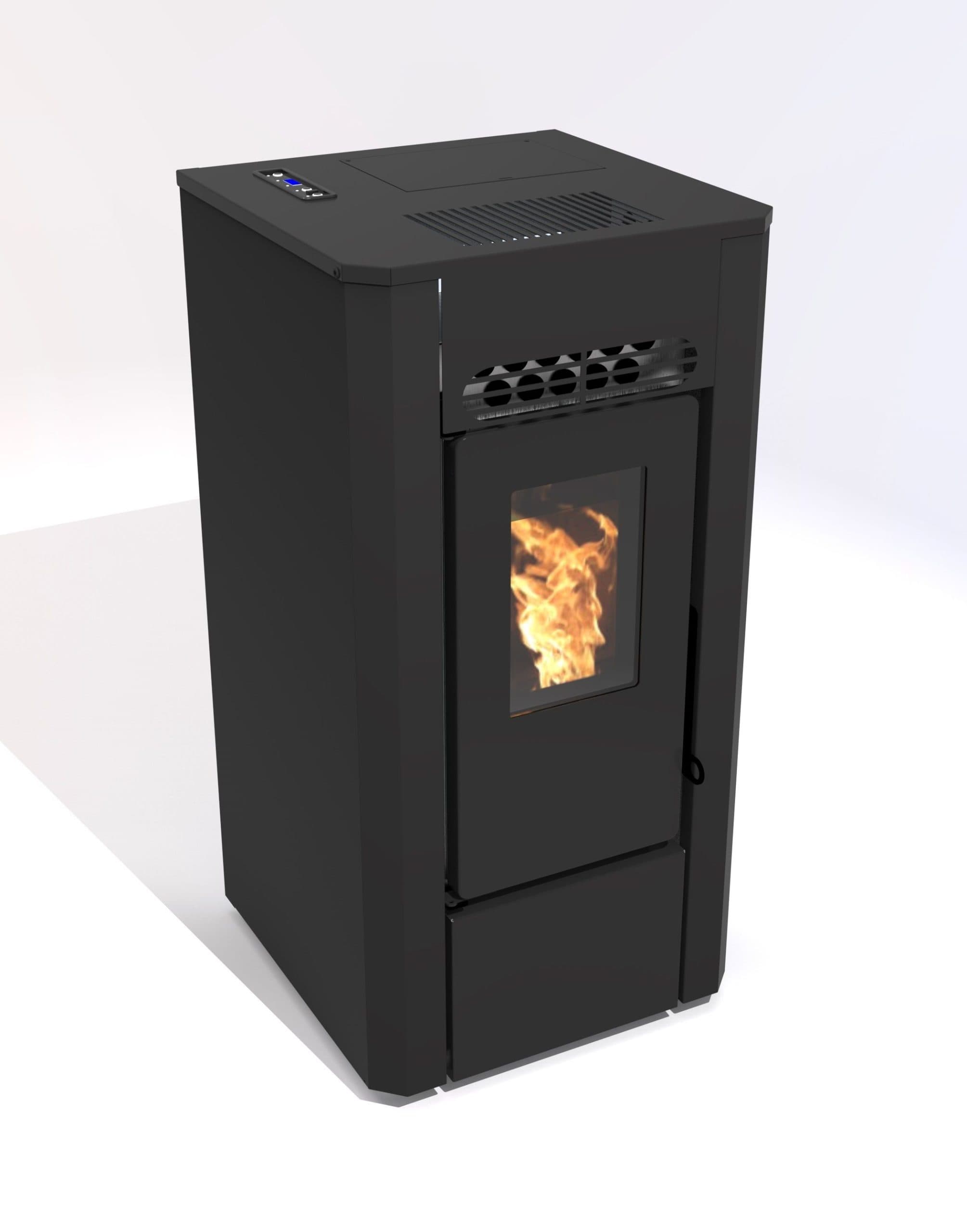 Poêle à granulés étanche FIREMATIC EC9 NOIR 7.9 kW