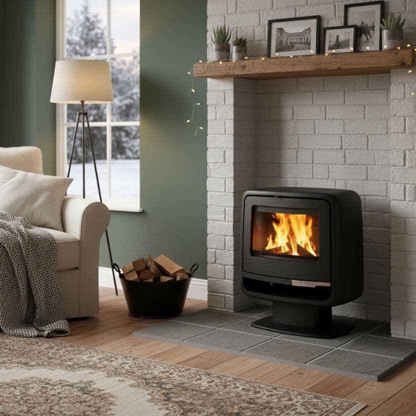 Poêle à bois en fonte SUPRA Paul sur Pied 10 kW