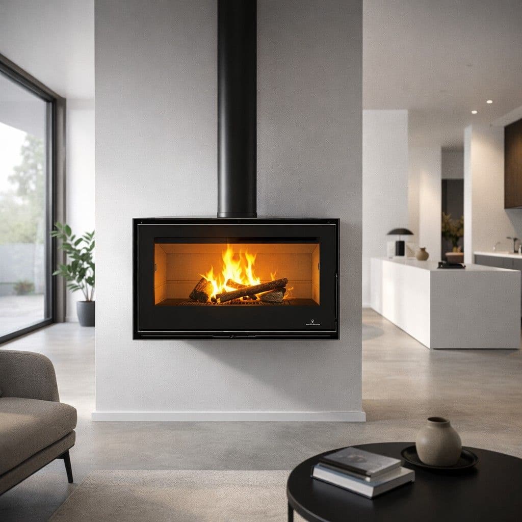 Poêle à bois suspendu BRONPI Bimba 70 12 kW