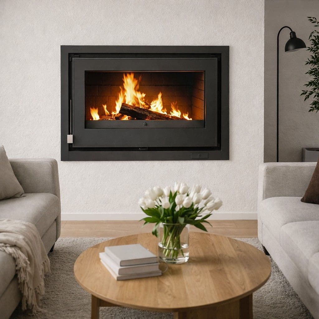 Insert à bois ventilé - FIREMATIC Waco fonte 12.6 kW - FM G