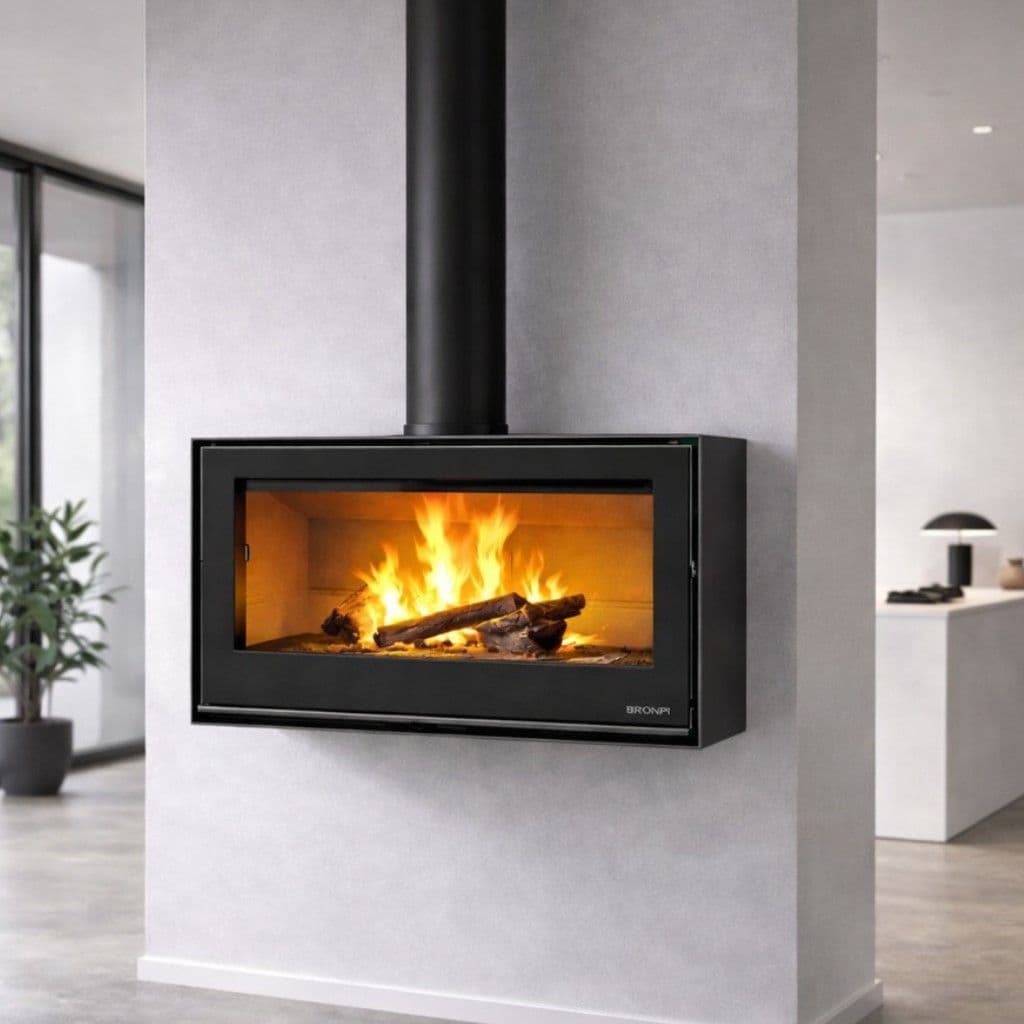 Poêle à bois suspendu BRONPI Bimba 90 15 kW
