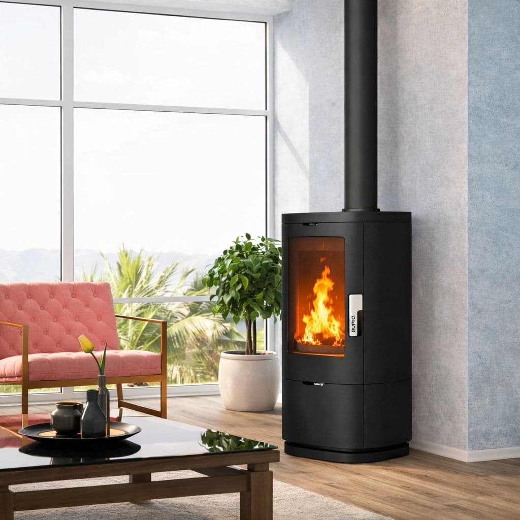 Poêle à bois en fonte SUPRA Maonie 11.5 kW