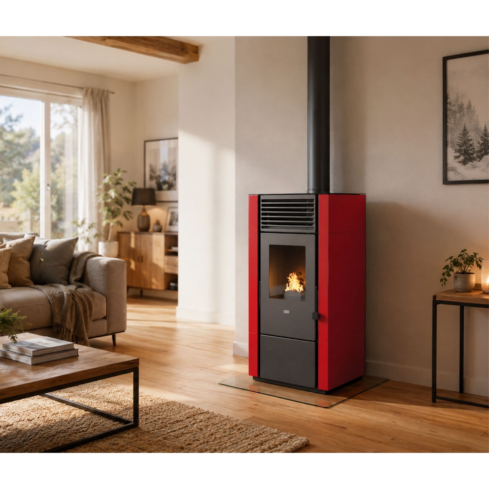 Poêle à granulés PUNTO FUOCO Poly 8 kW