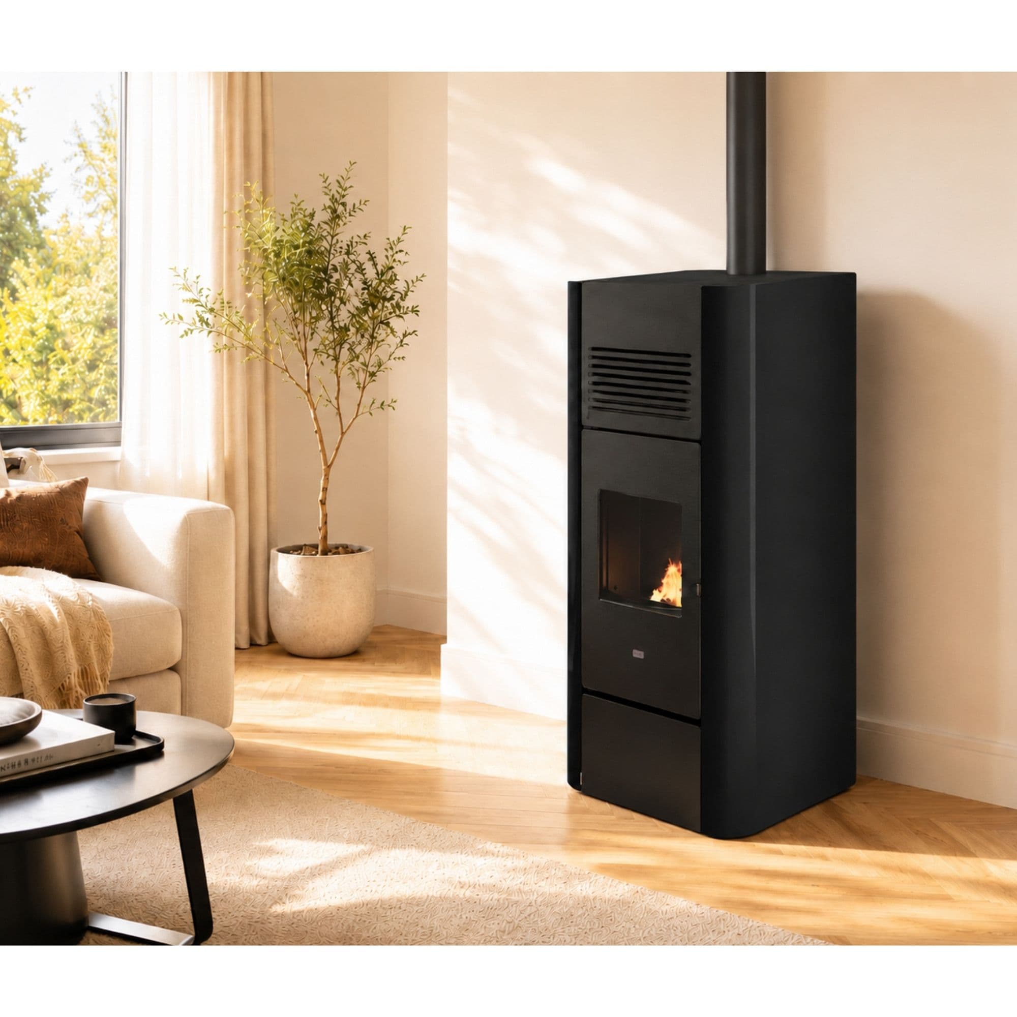 Poêle à granulés canalisable - PUNTO FUOCO Agata 14 kW