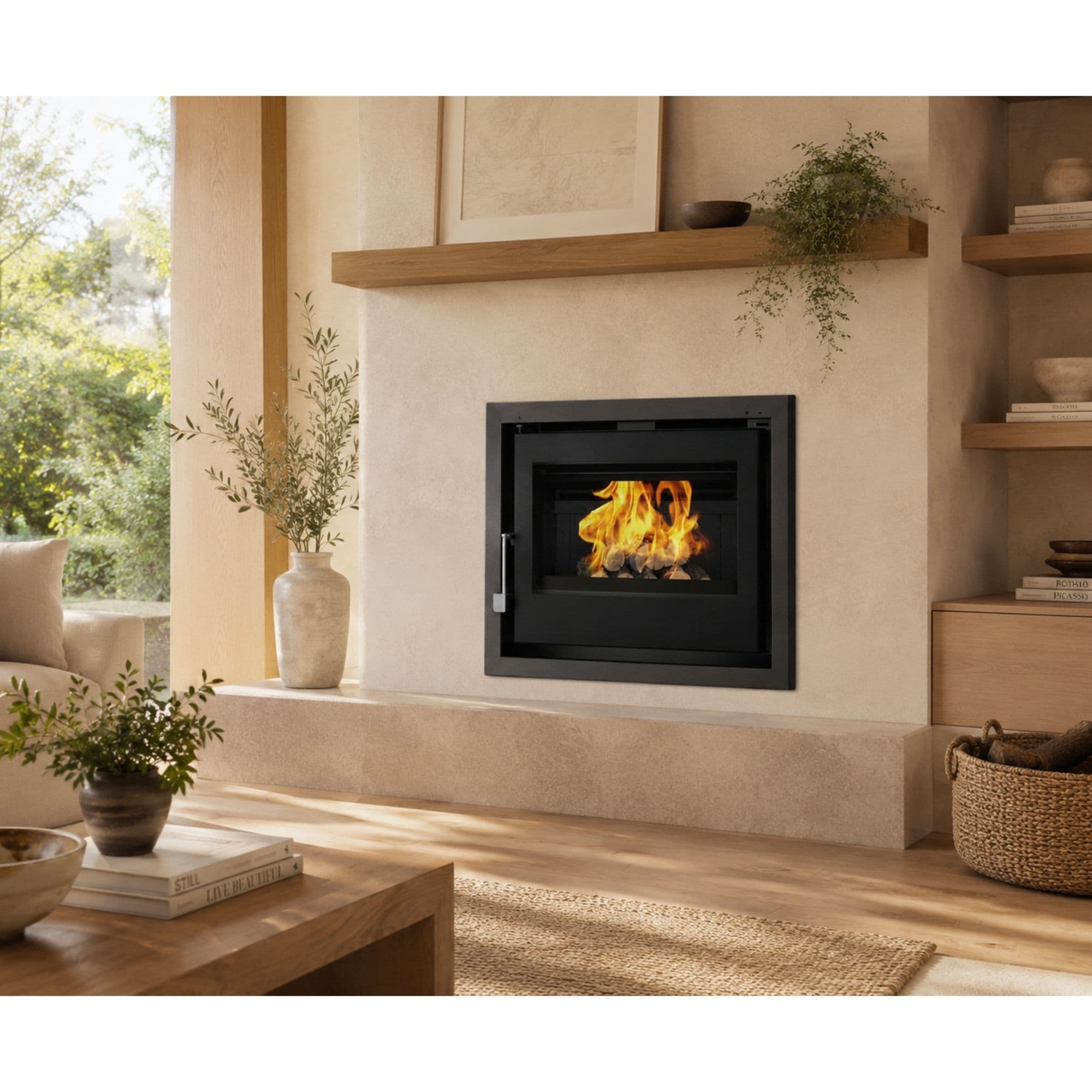 Insert à bois ventilé FIREMATIC Nara 12.6 kW