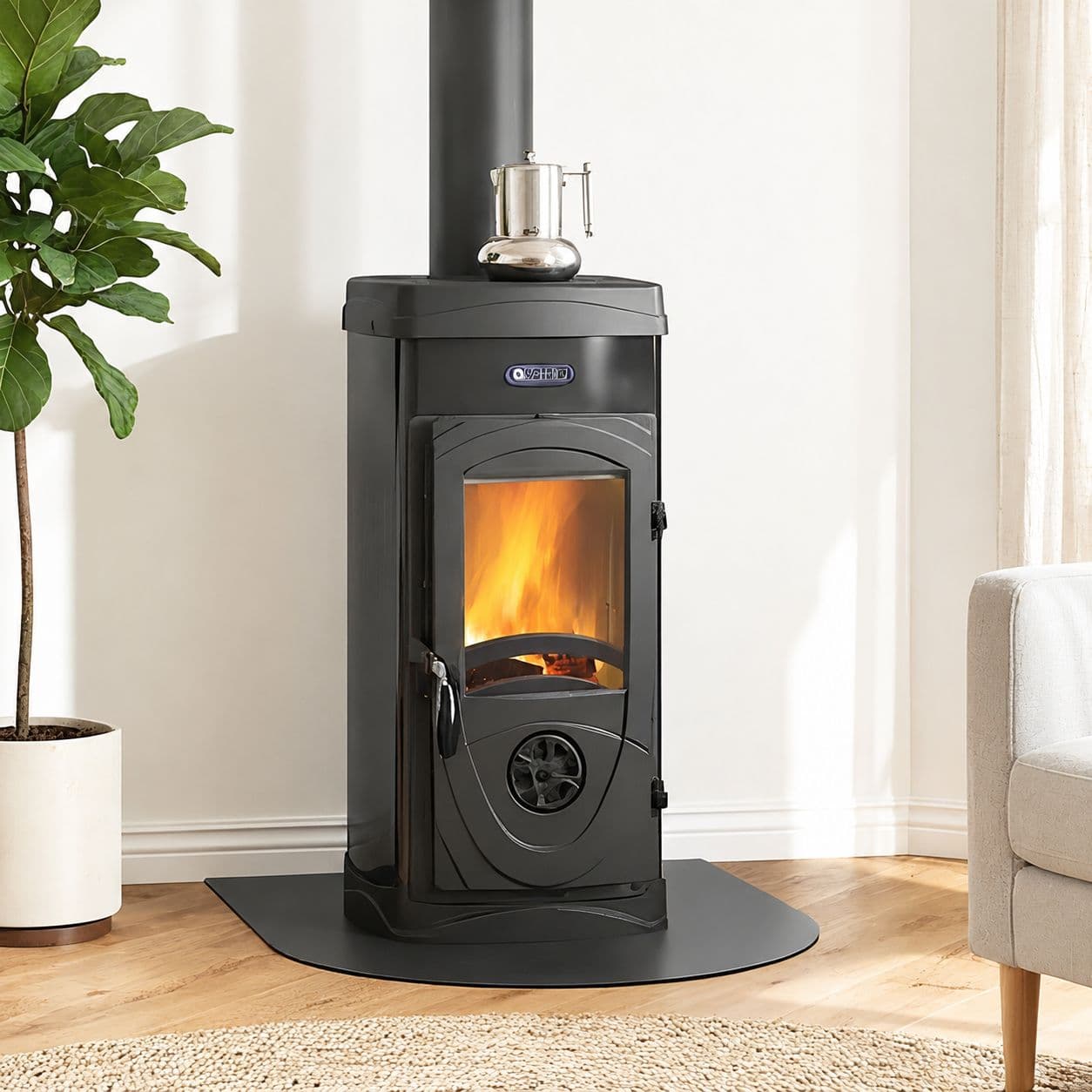 Poêle à bois LA NORDICA Super Junior Lean 5.7 kW
