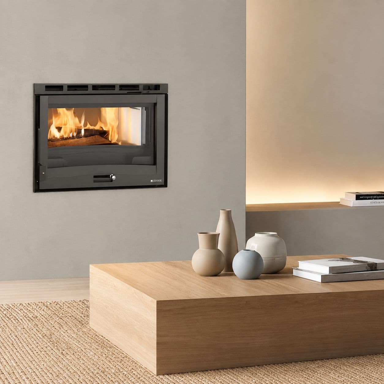 Insert à bois ventilé - LA NORDICA Inserto 70 H 49.16 6.7 kW