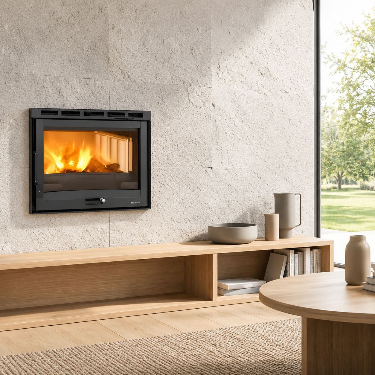 Insert à bois ventilé Nordica Inserto 70 .165 7.8 kW