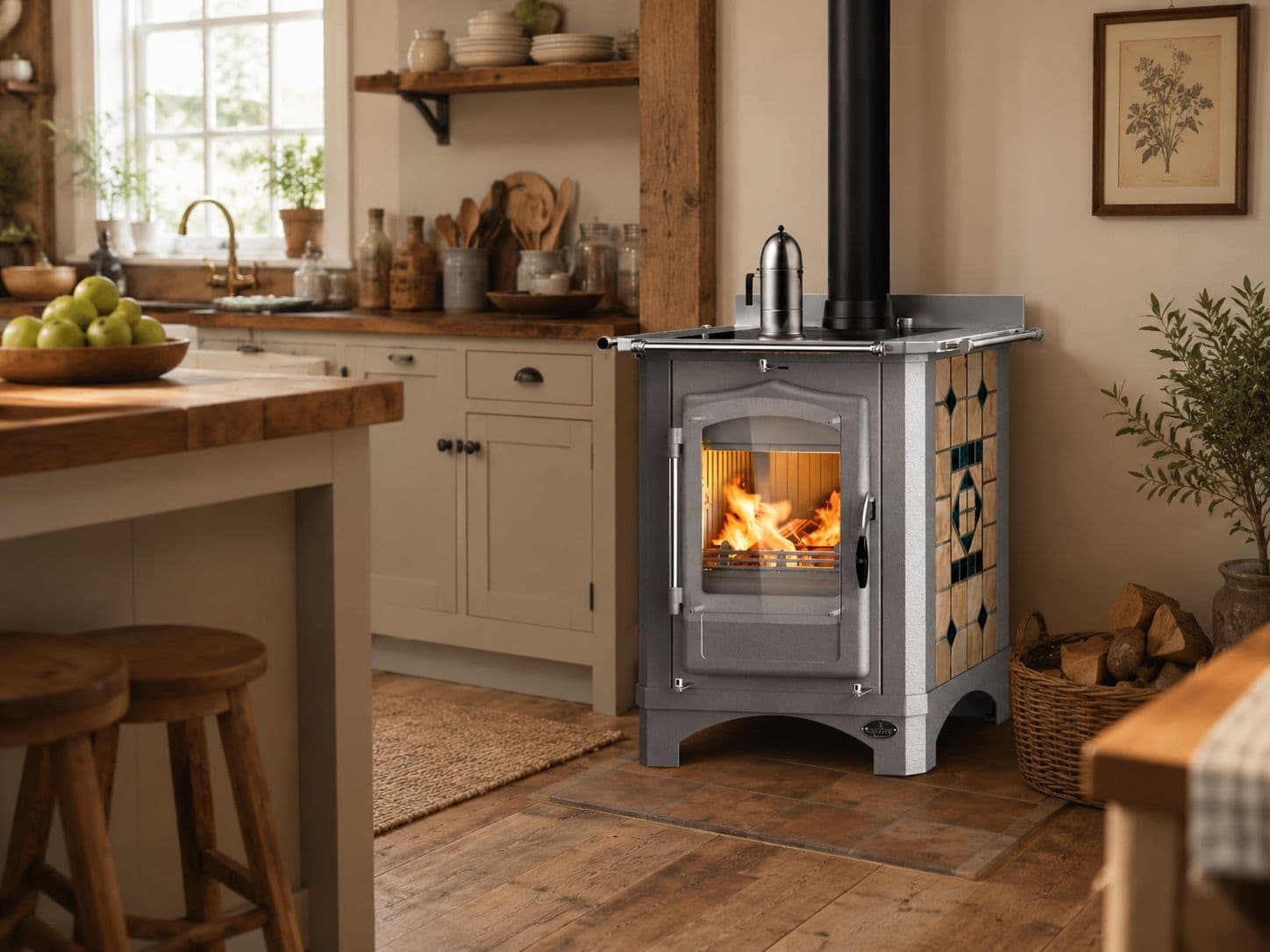 Cuisinière à bois LINCAR Ravenna 8.3 kW