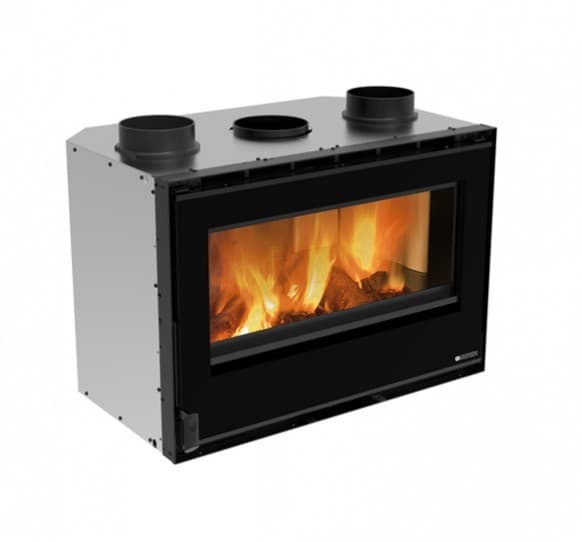 Insert à bois ventilé LA NORDICA Inserto 80 Crystal Evo.16 7.4 kW