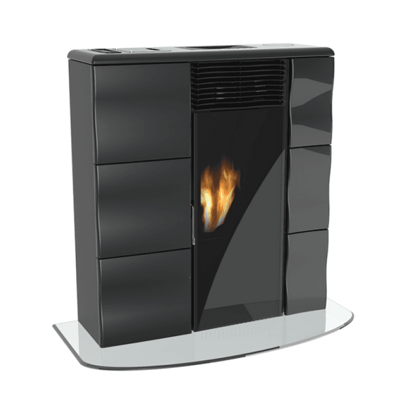 Poêle à granules extra plat - LINCAR Olga Evo 8.7 kW