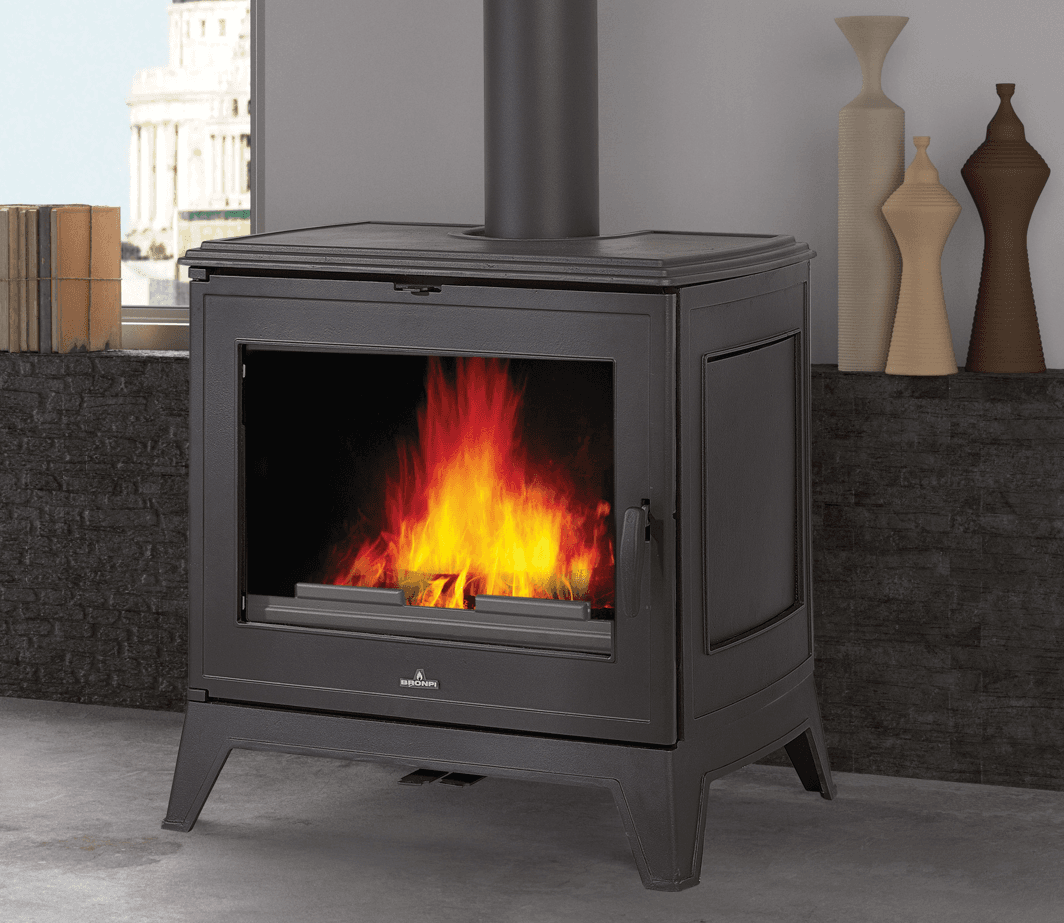 Poêle à bois en fonte BRONPI Preston 14 kW