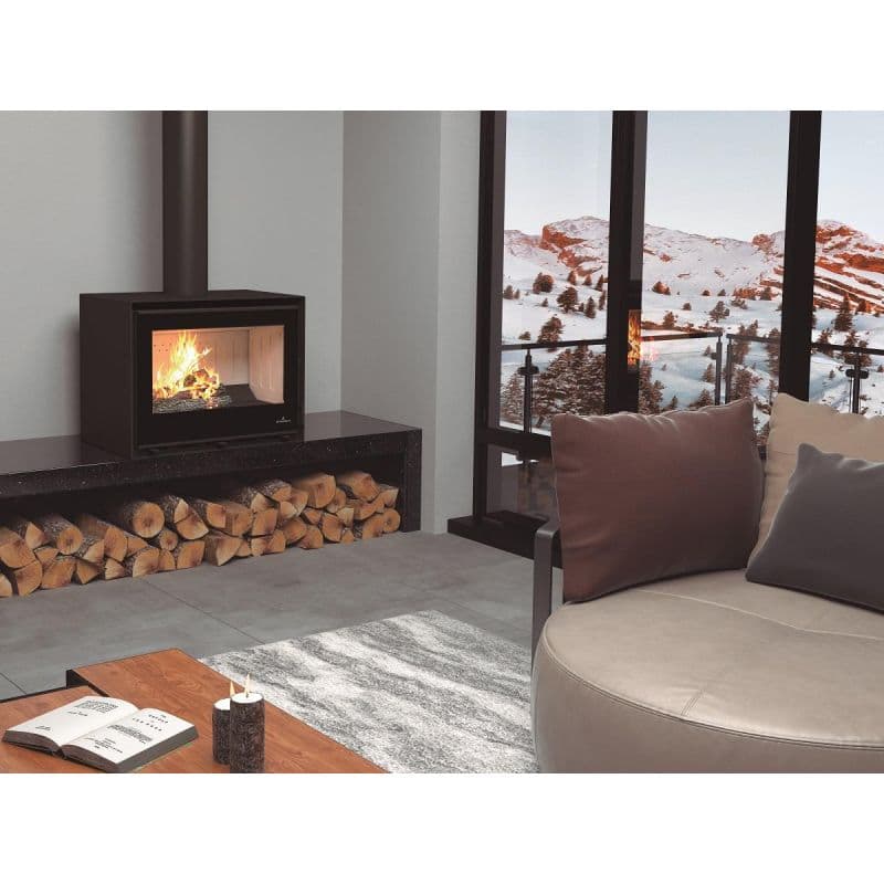 Poêle à bois BRONPI Cairo 70 Box 12 kW