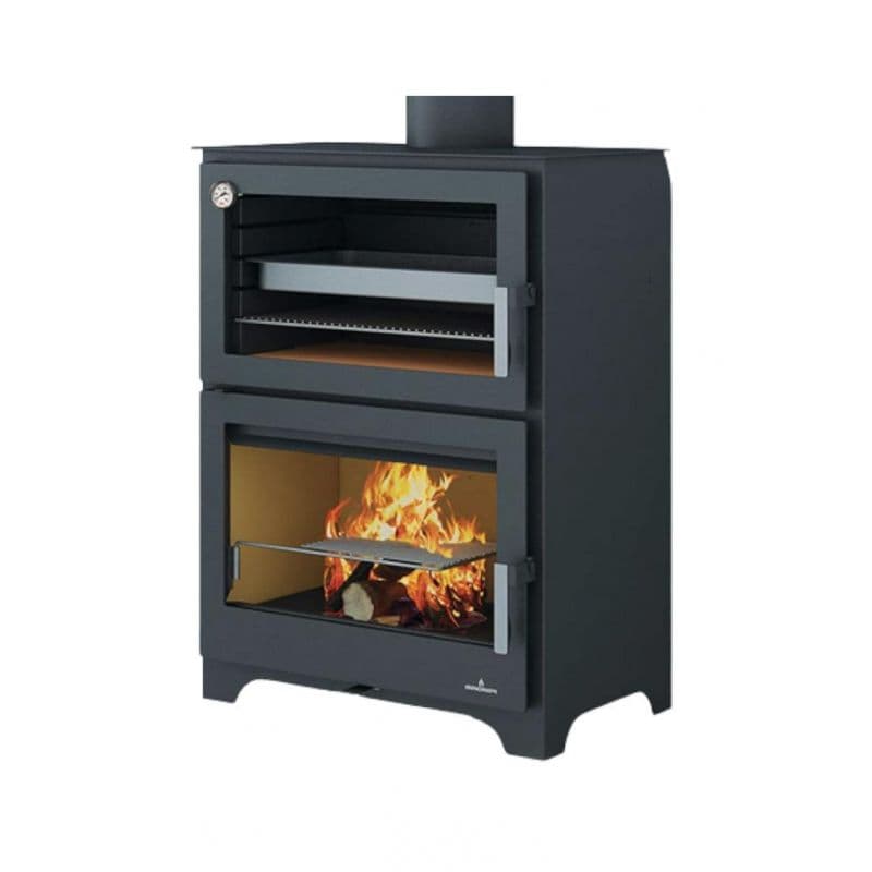 Poêle à bois BRONPI Murano 14 kW avec four intégré