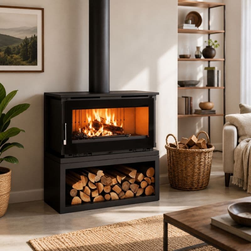 Poêle à bois raccordable FIREMATIC Toronto 13.3 kW
