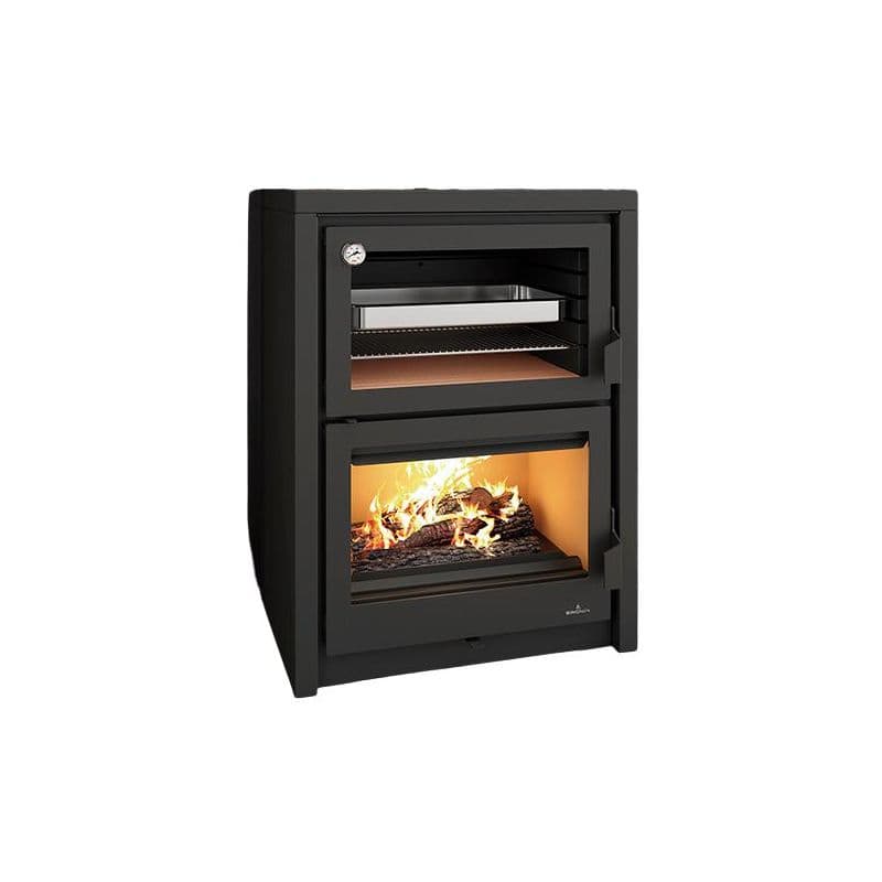 Poêle à bois avec four BRONPI Vulcano 14 kW