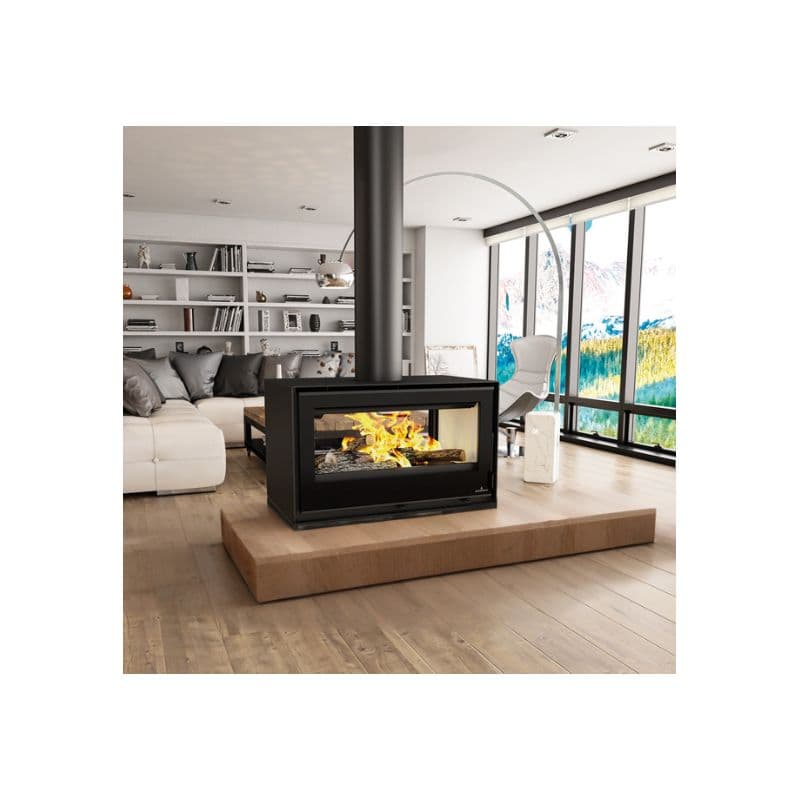 Poêle à bois BRONPI Cairo 90-D Box 13 kW
