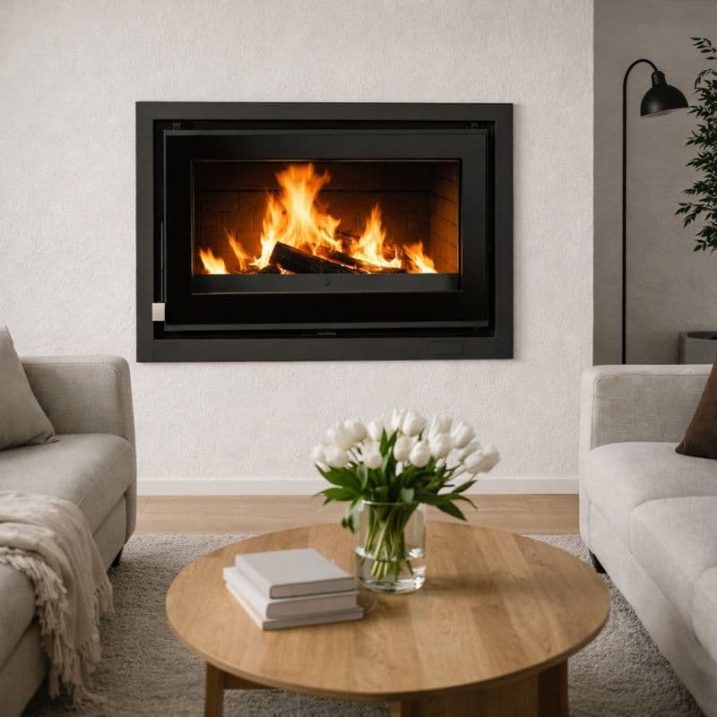 Insert à bois ventilé FIREMATIC Waco Fonte 12.6 kW