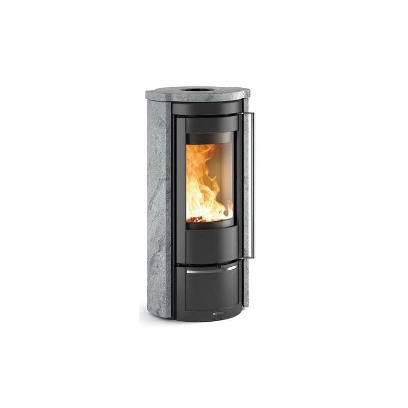 Poêle à bois en pierre raccordable - LA NORDICA Liu.16 Petra 7.5 kW