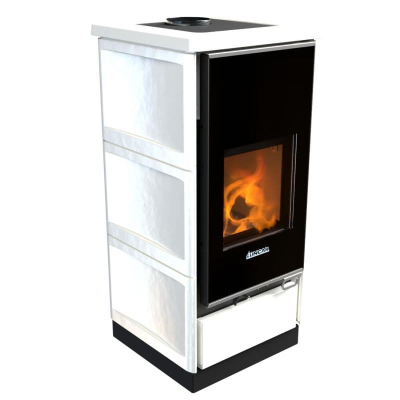 Poêle à bois ventilé LINCAR Elodie Ceramic 9.6 kW