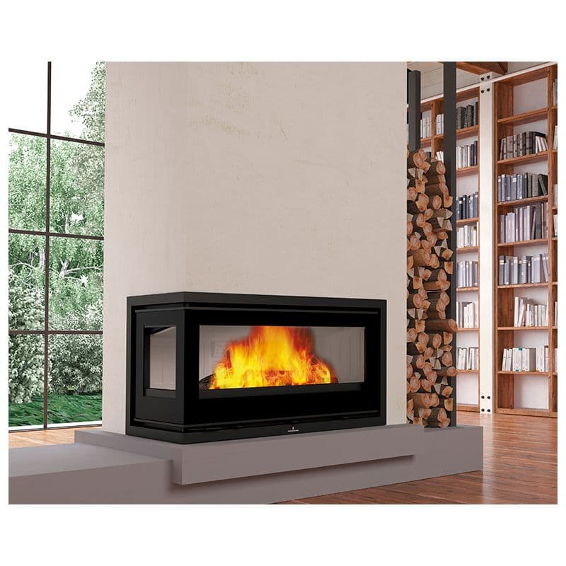 Insert à bois canalisable BRONPI Cairo 90 EI 13 kW