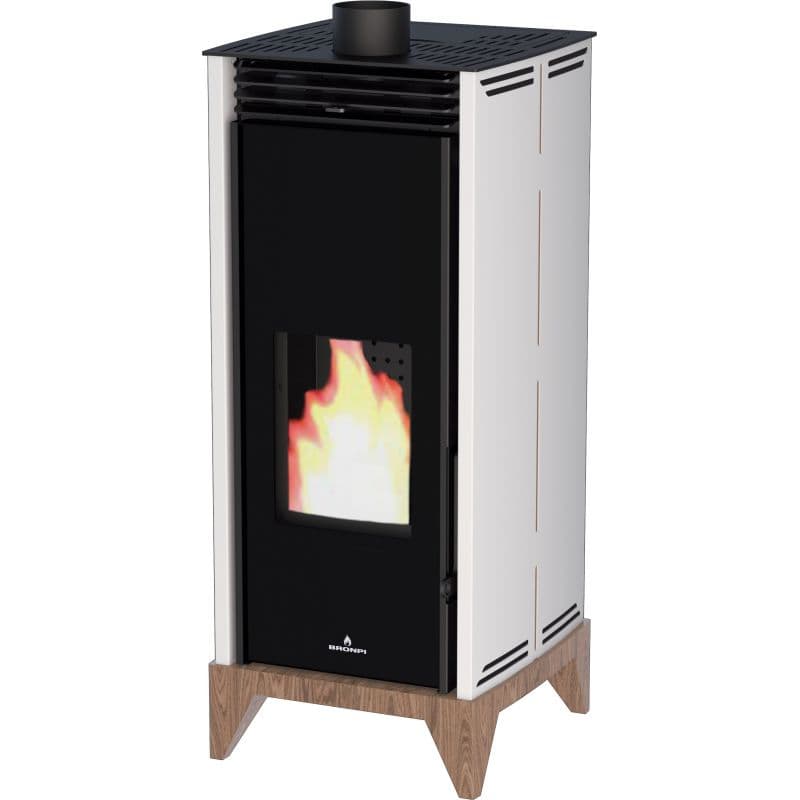 Poêle à granules sans électricité - BRONPI Free 6 Vision 6 kW