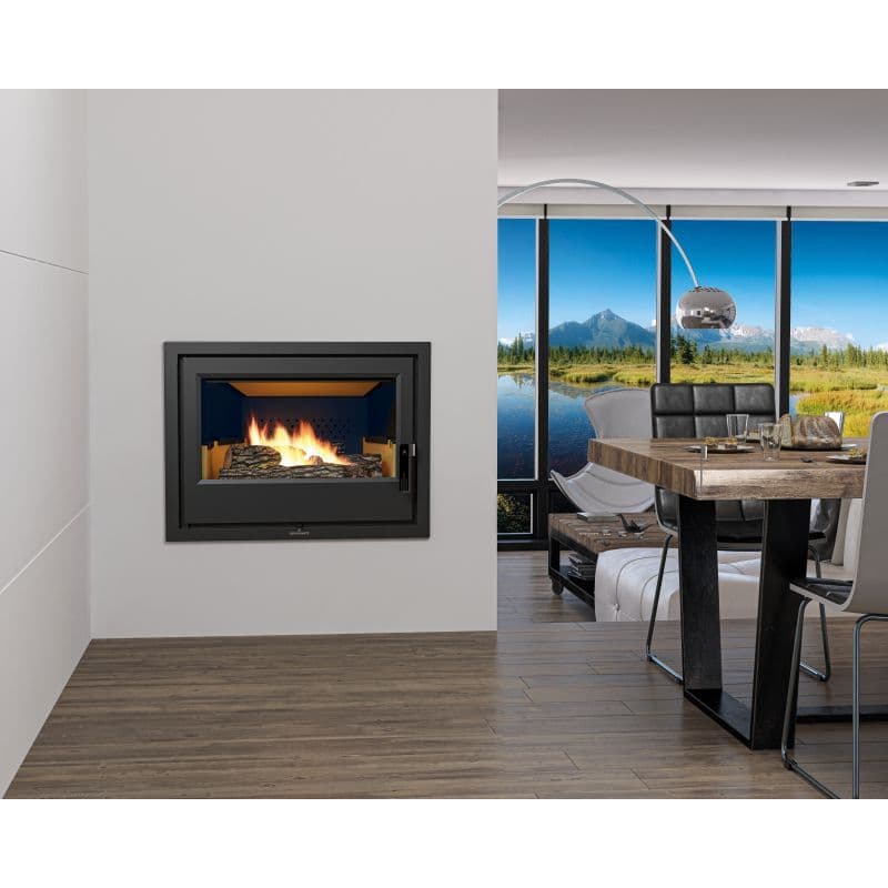 Insert à bois BRONPI Tecno-HydroBronpi-70 21 kW Flamme Verte 7* conformité EcoDesign