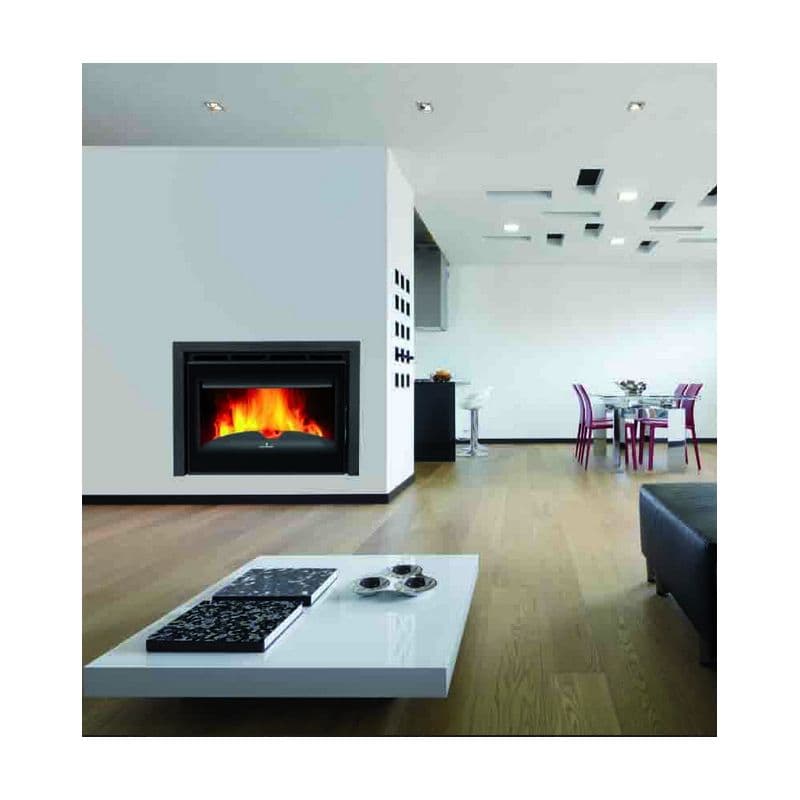 Insert à bois ventilé canalisable - BRONPI Madrid Vision 16.5 kW