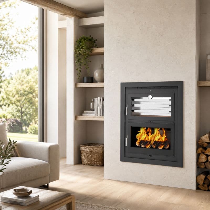 Insert à bois avec four - FIREMATIC Nashville 10.9 kW