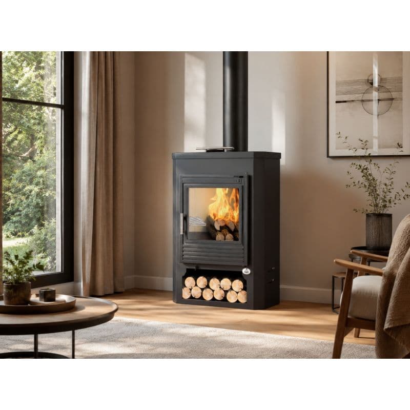 Poêle à bois avec chauffe plat - FIREMATIC Tampa 11.3 kW