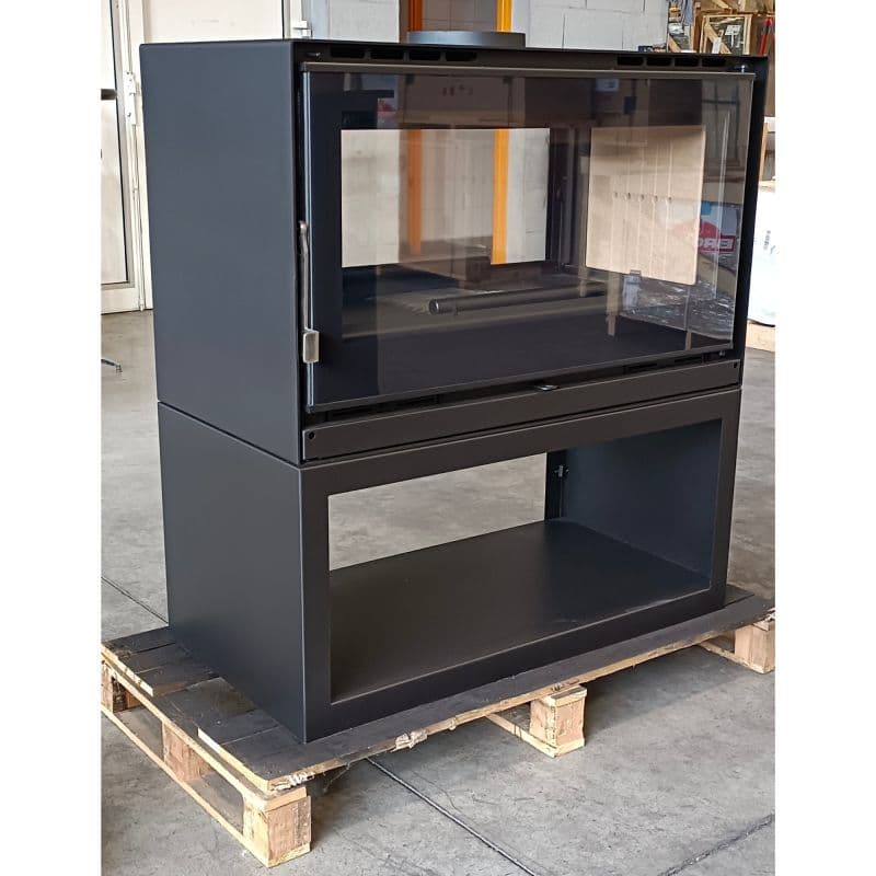 Poêle à bois double face FIREMATIC Ottawa - L 13.5 kW