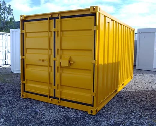 Container 15‘ Fuß gelb