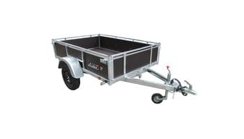 Remorque bois 1 essieu 201x133x40 cm 500 kg Lider Trailers