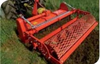 Enfouisseuse de pierres 115 pour micro tracteur Vert Service