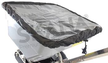 Épandeur de sel à pousser inox 45 kg avec pneus 12 pouces Turfmaster