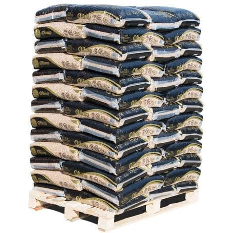 Holzpellets 6 mm ENplus A1 – Palette Olimp (65 x 15 kg)