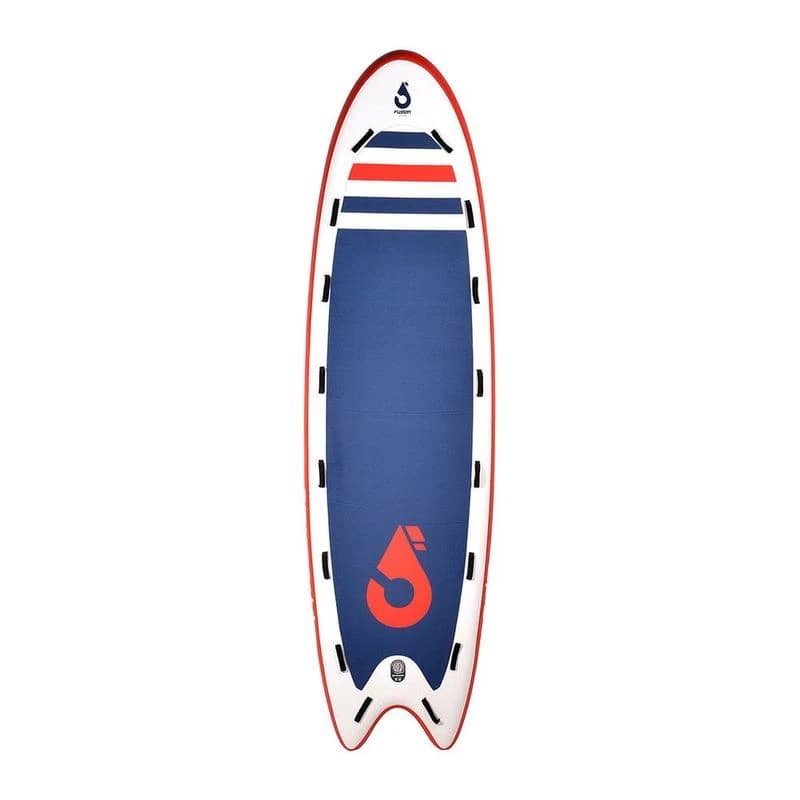 Prancha de Stand Up Paddle FSN Squad 14 (Vermelha/Azul/Branca)