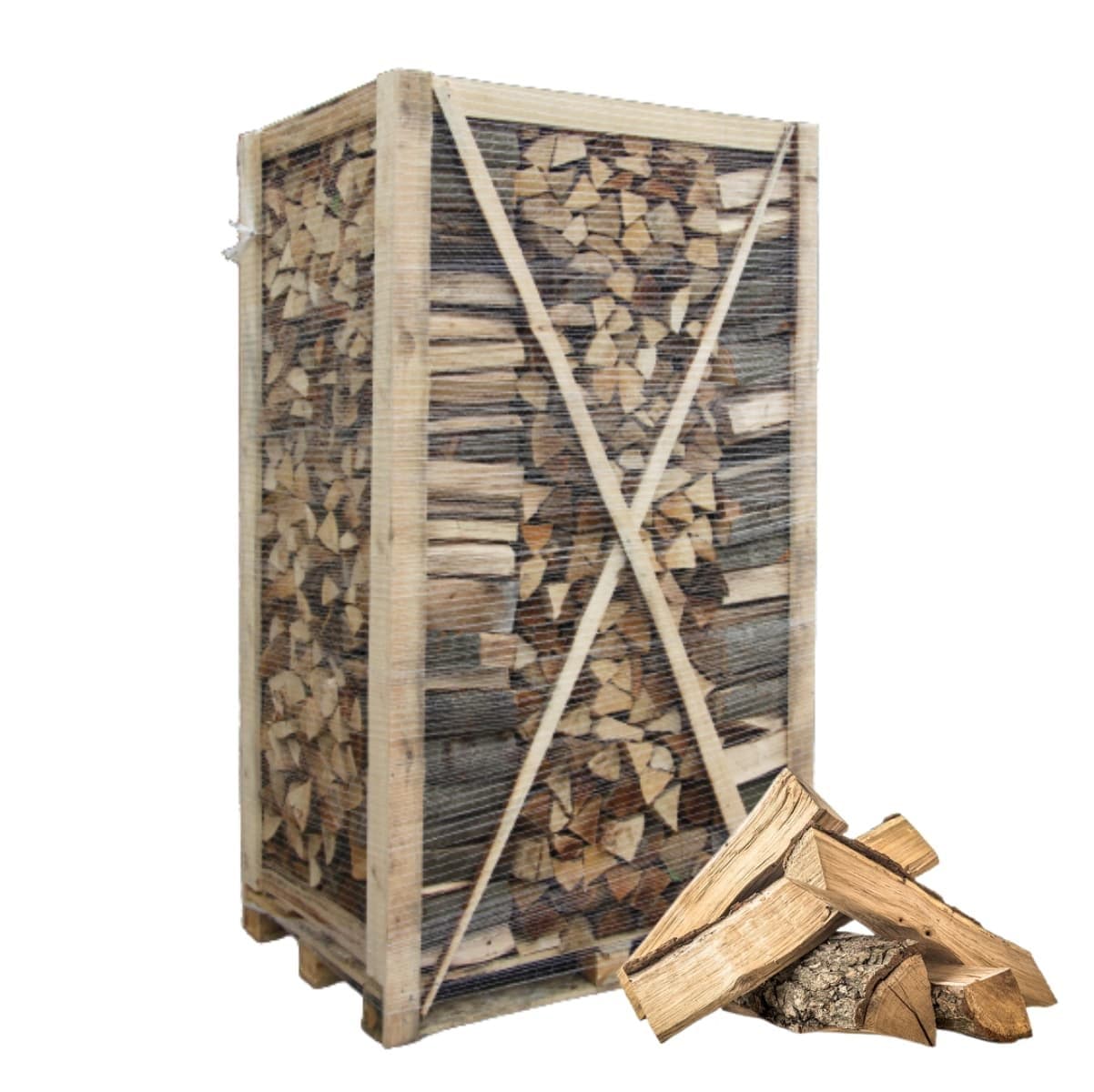 Brennholz Hartholz-Mix auf Palette 1,8 RM