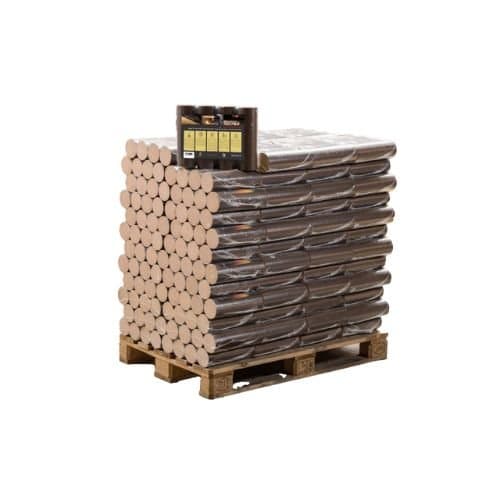 Premium-Briketts aus 100 % Buchenholz – 960 kg (96 Säcke à 10 kg)