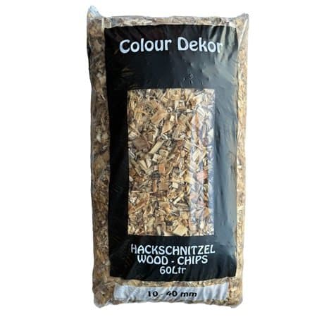 Colour Dekor Holzhackschnitzel Hackschnitzel 24×60 L 10-40 mm