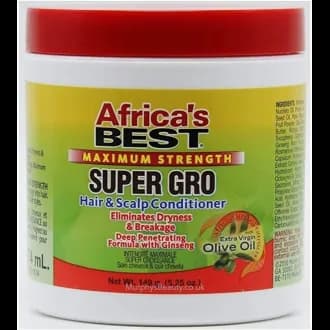 Après-shampoing  hydratant Super Gro Max - Africa's Best