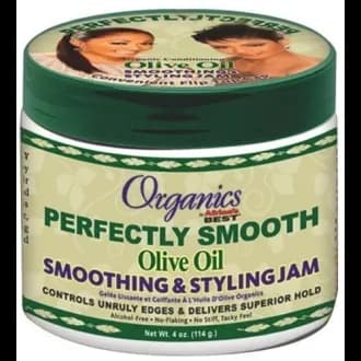 Gel hydratant cheveu à l'huile d'olive (Olive Oil Smoothing & Styling Jam) - Africa's Best