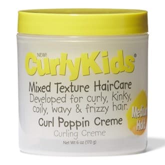 Crème coiffante enfant Cheveux bouclés à crépus 170g (Curl Poppin Creme)- Curly Kids
