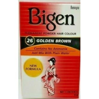 Coloration Permanent Brun Doré - Golden Brown (26)  - Bigen brun doré(26)