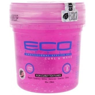 Gel hydratant sans alcool Curl & Wave Pink - Eco Styler 473 g