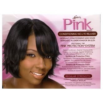 Kit de défrisage cheveux crépus  - Pink Luster