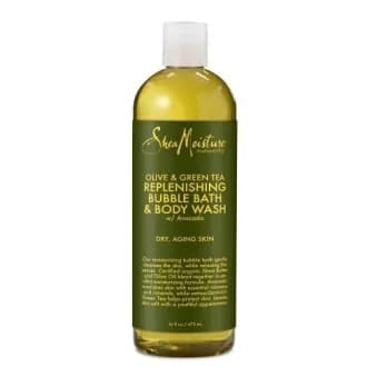 Gel douche à l'huile d'olive et The Vert (OLIVE & GREEN TEA BUBBLE BATH & BODY WASH-Gel douche