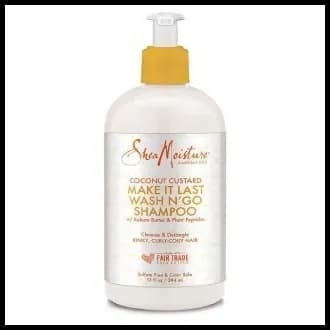 Conditionnneur Apres shampooing  COCO WASH N GO 384ml (Coconut Custard) - Shea Moisture