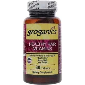Groganics 2-A-Day Healthy Hair Vitamins - Vitamines pour cheveux